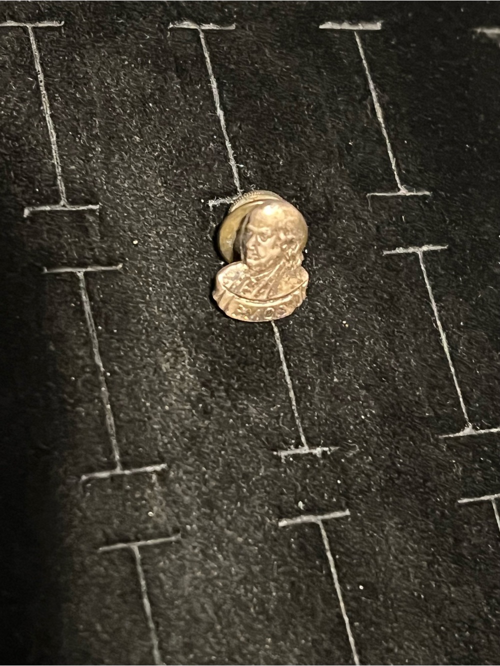 Vintage .925 Silver Benjamin Franklin Mint Collectors Society Pin